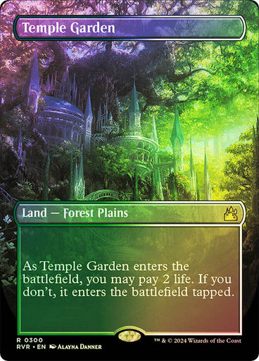 Temple Garden (rvr) (300) / Borderless / Foil