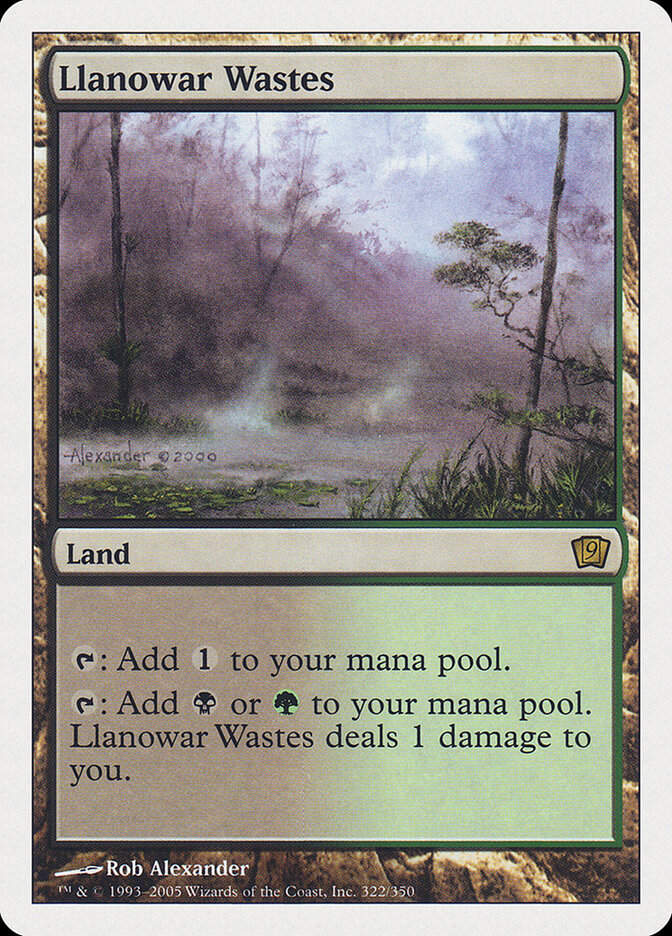 Llanowar Wastes (9ED) (322)