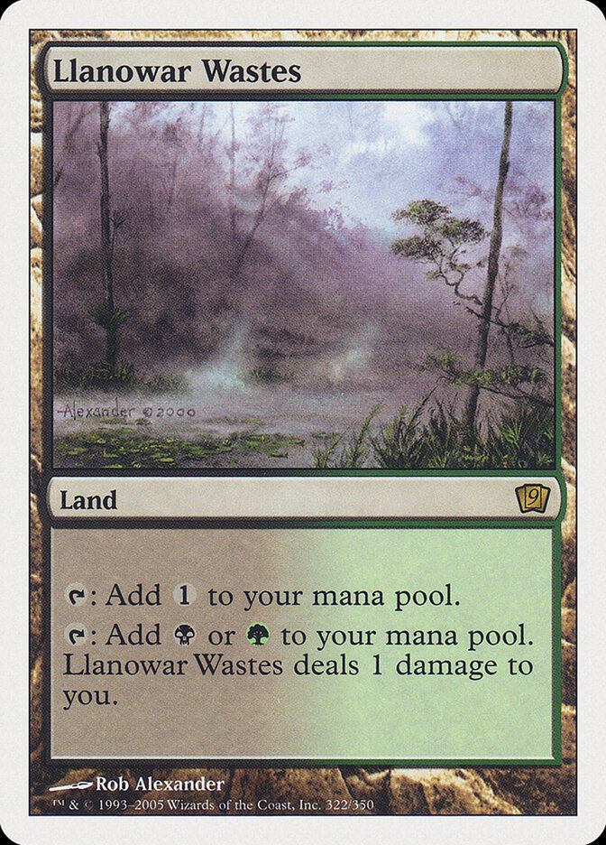 Llanowar Wastes (9ED) (322)