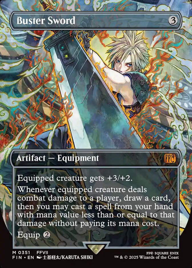 Buster Sword (FIN) (351) / Borderless