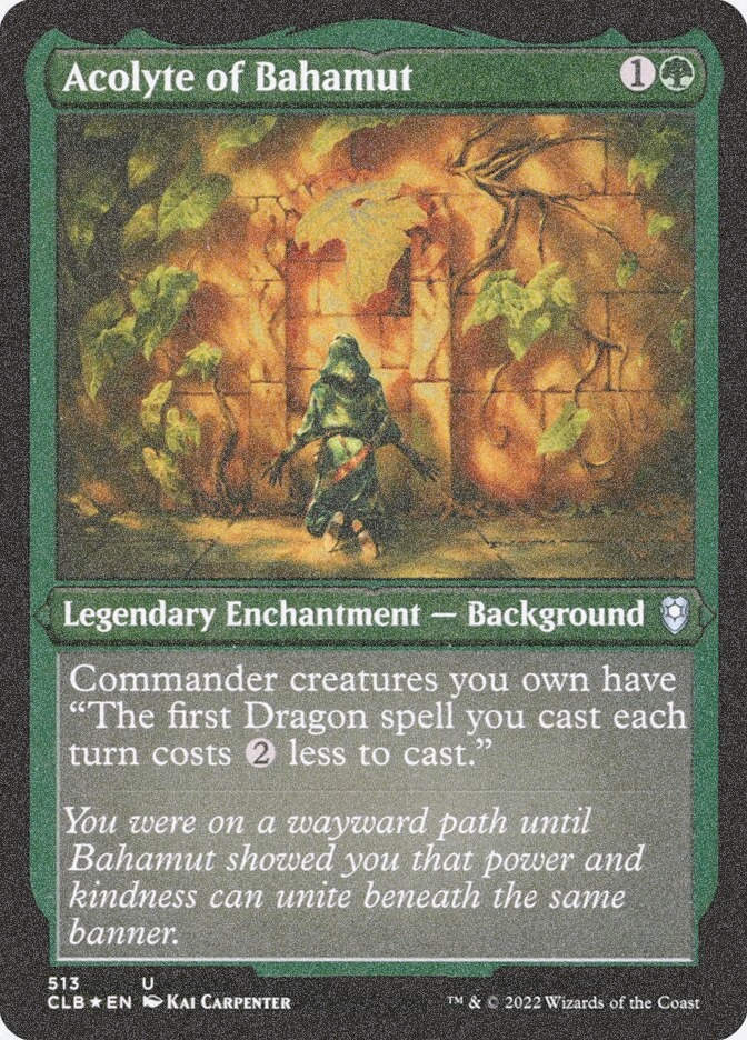 Acolyte of Bahamut (CLB) (513) / Foil Etched