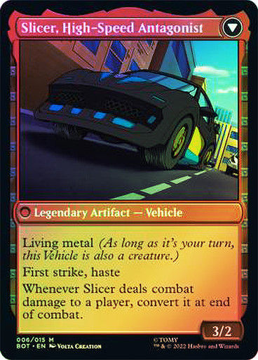 Slicer, Hired Muscle // Slicer, High-Speed Antagonist (BOT) (6) / Foil — cara 2 de 2