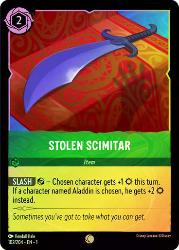 Stolen Scimitar (LOR_TFC) / Foil
