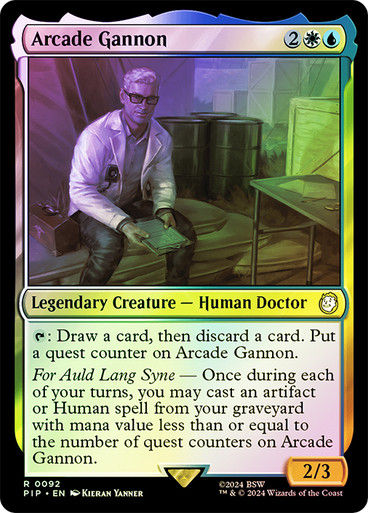 Arcade Gannon (pip) (92) / Foil