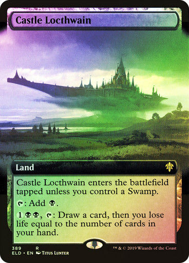 Castle Locthwain (ELD) (389) / Extended Art / Foil