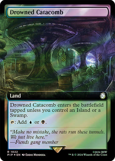 Drowned Catacomb (pip) (1022) / Extended Surge Foil