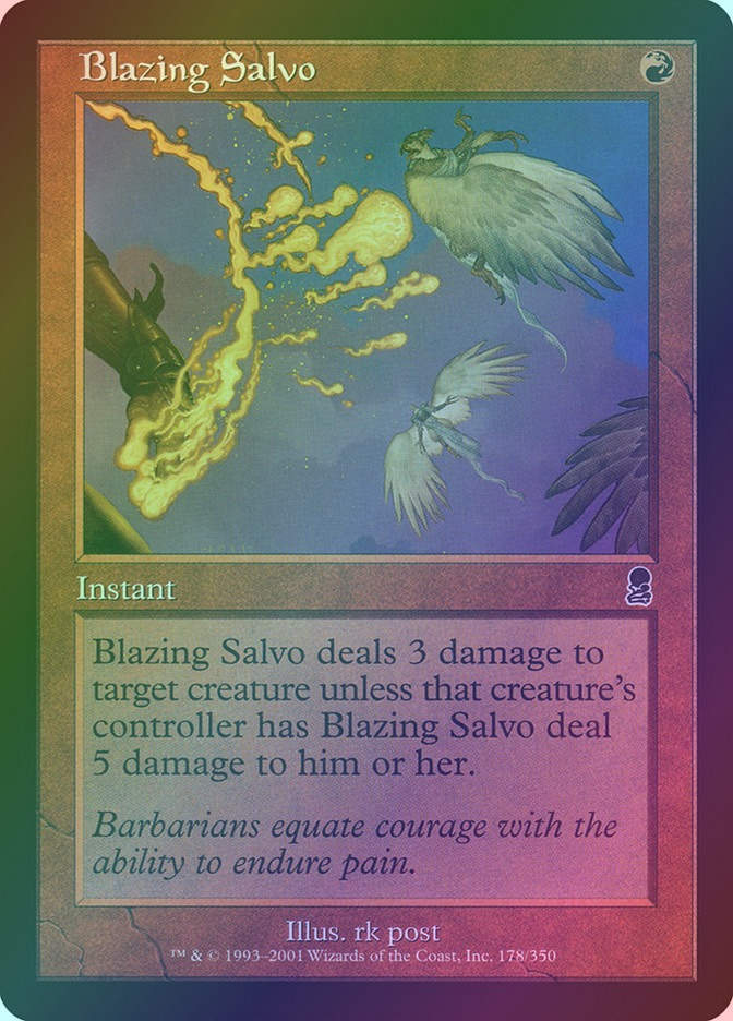 Blazing Salvo (ODY) (178) / Foil
