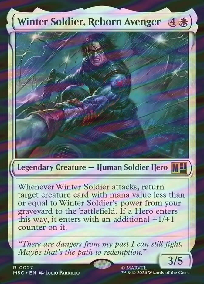 Winter Soldier, Reborn Avenger (MSC) (27) / Surge Foil