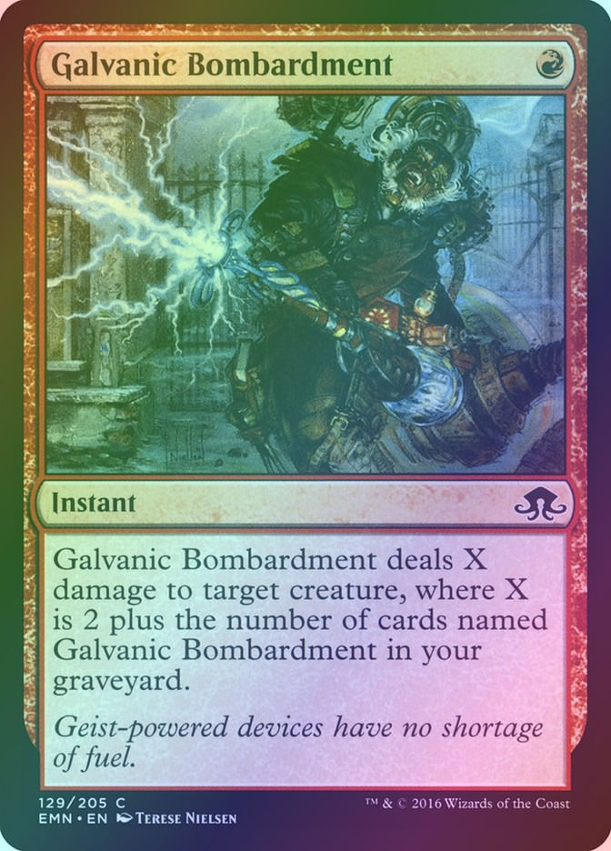 Galvanic Bombardment (EMN) (129) / Foil