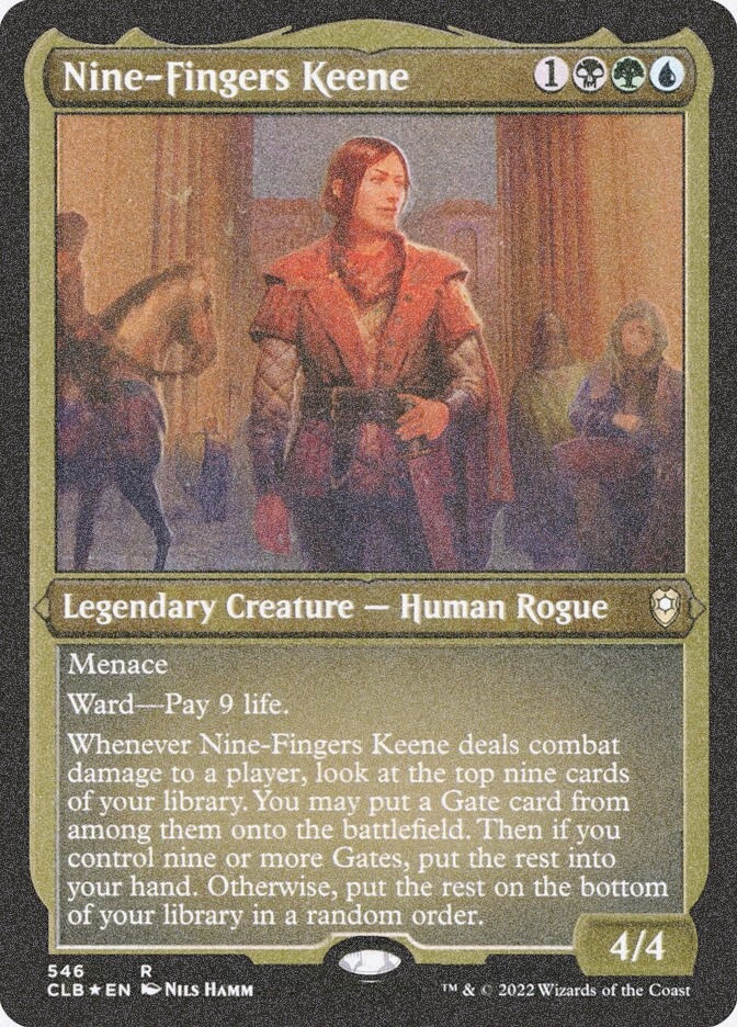 Nine-Fingers Keene (CLB) (546) / Foil Etched