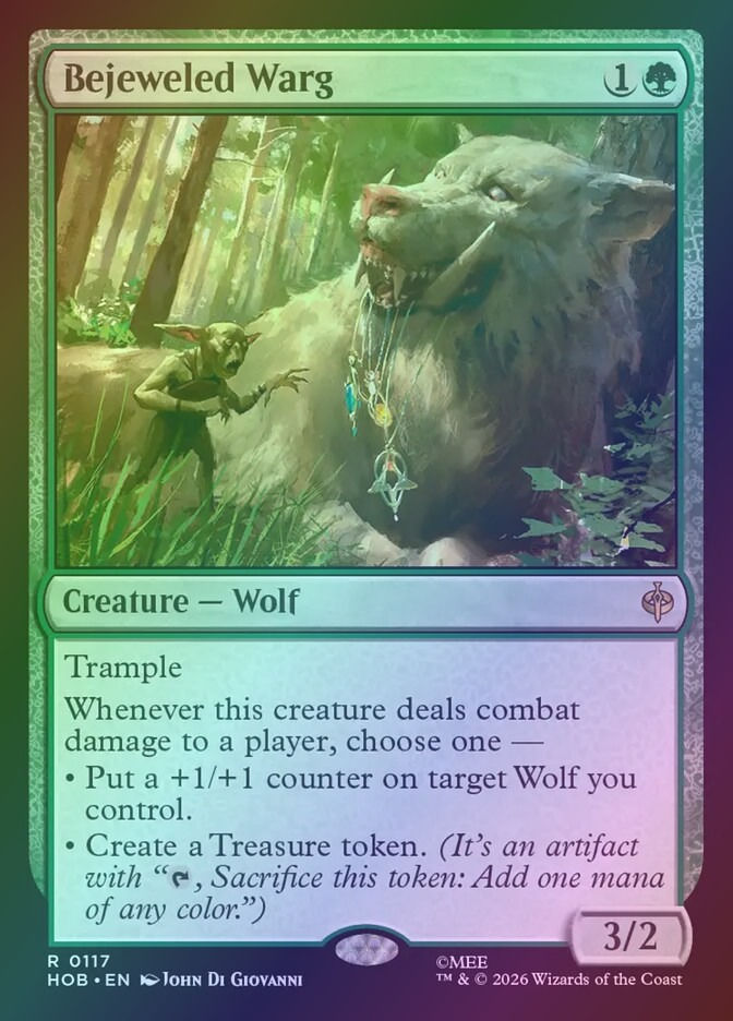 Bejeweled Warg (HOB) (117) / Foil