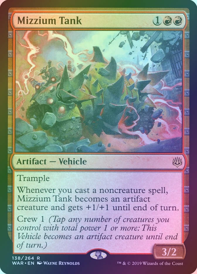 Mizzium Tank (WAR) (138) / Foil