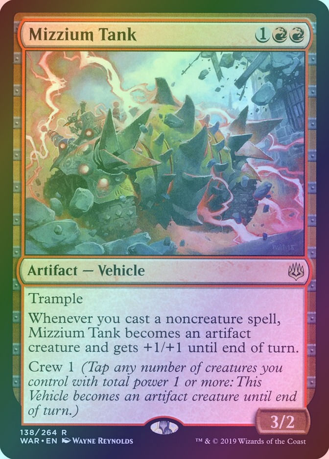 Mizzium Tank (WAR) (138) / Foil