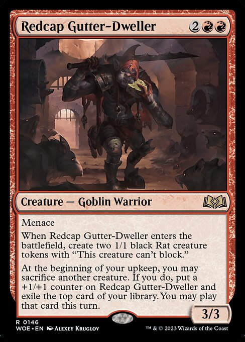 Redcap Gutter-Dweller (woe)