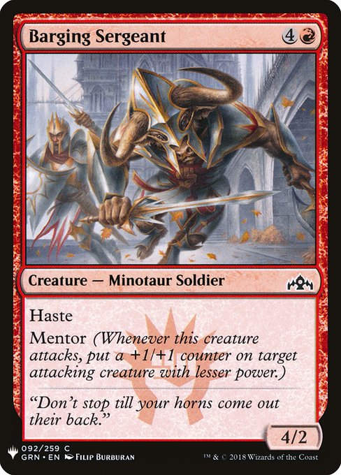 Barging Sergeant (PLST) (GRN-92)