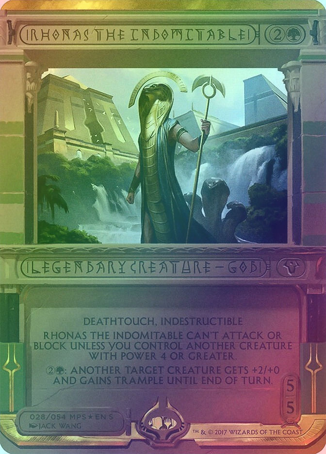 Rhonas the Indomitable (MP2) (28) / Borderless / Foil