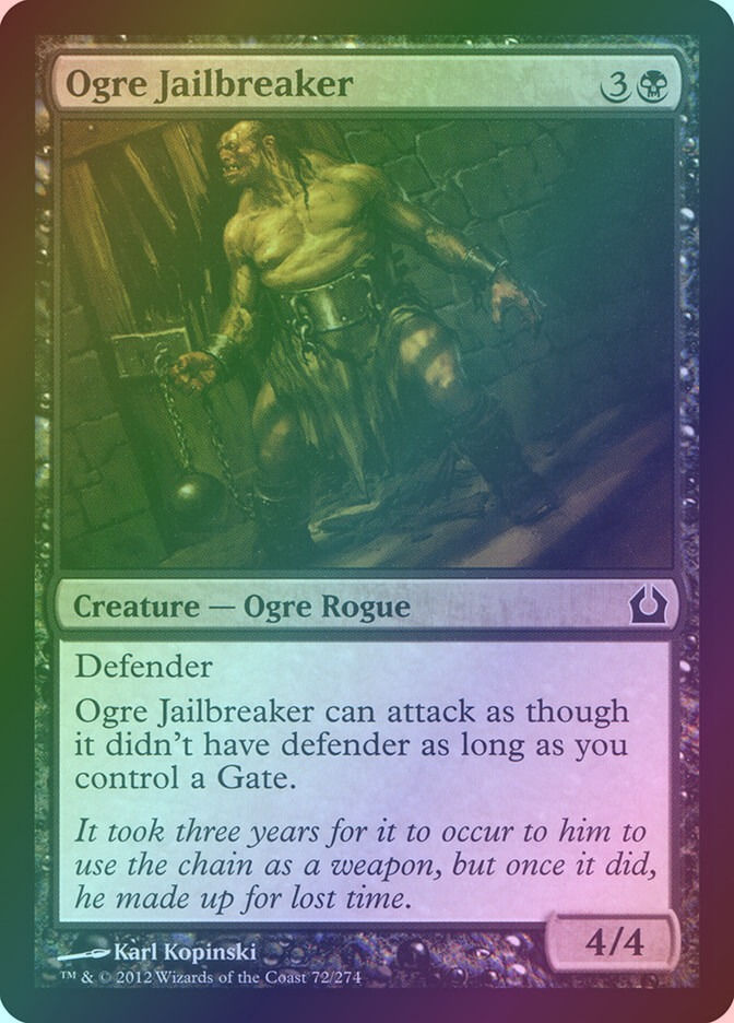 Ogre Jailbreaker (RTR) (72) / Foil