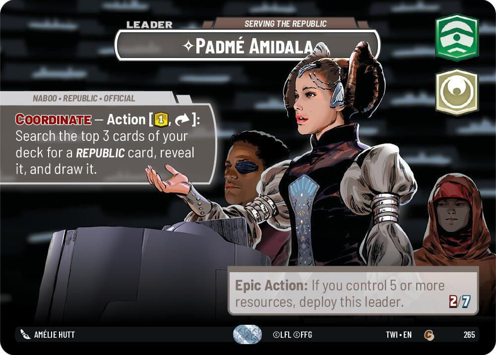 Padmé Amidala - Serving the Republic (Showcase) (TWI) (265) / Foil