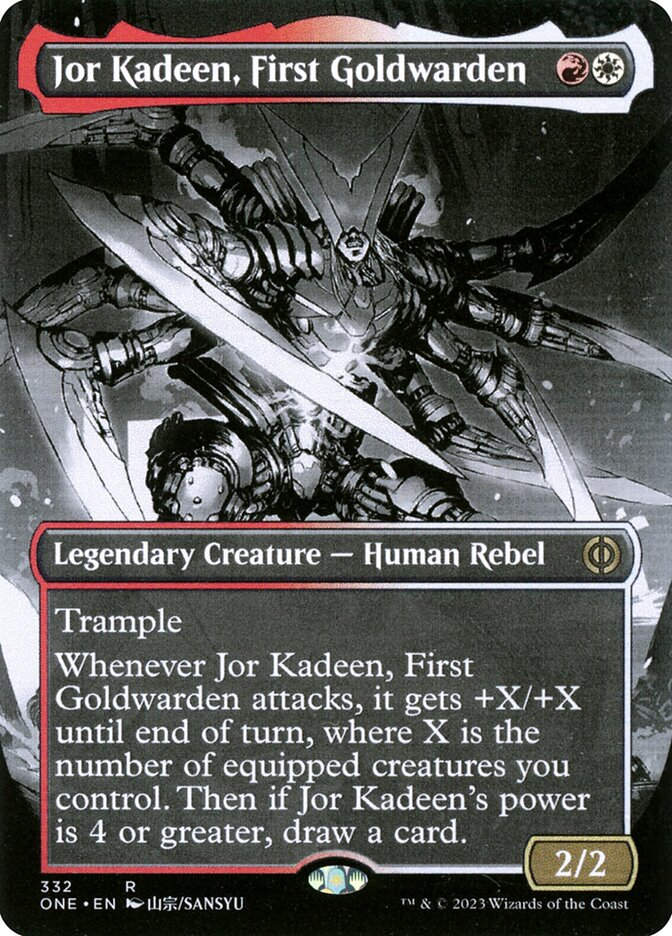 Jor Kadeen, First Goldwarden (ONE) (332) / Borderless / Showcase
