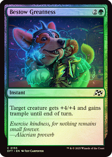 Bestow Greatness (DFT) (155) / Foil