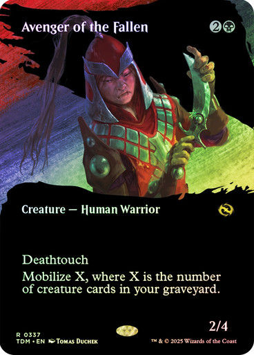 Avenger of the Fallen (TDM) (337) / Foil / Showcase BL