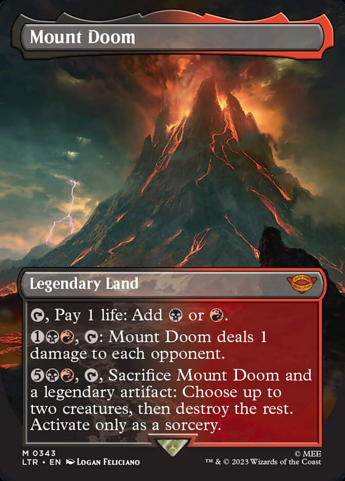Mount Doom (LTR) (343) / Borderless