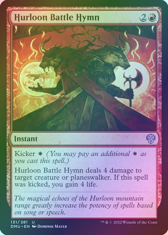 Hurloon Battle Hymn (DMU) (131) / Foil