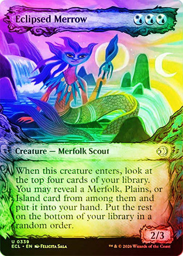 Eclipsed Merrow (ECL) (339) / Showcase / Foil