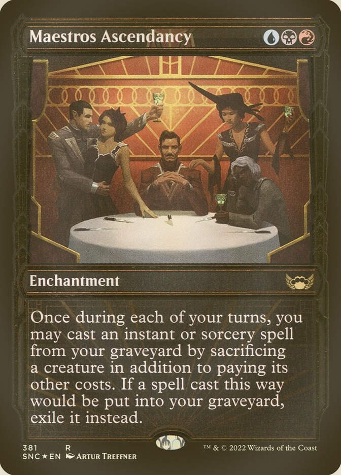 Maestros Ascendancy (SNC) (381) / Showcase / Gilded Foil