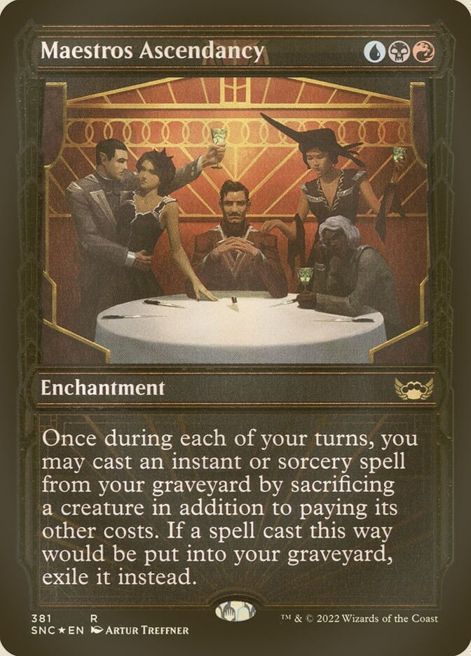 Maestros Ascendancy (SNC) (381) / Showcase / Gilded Foil