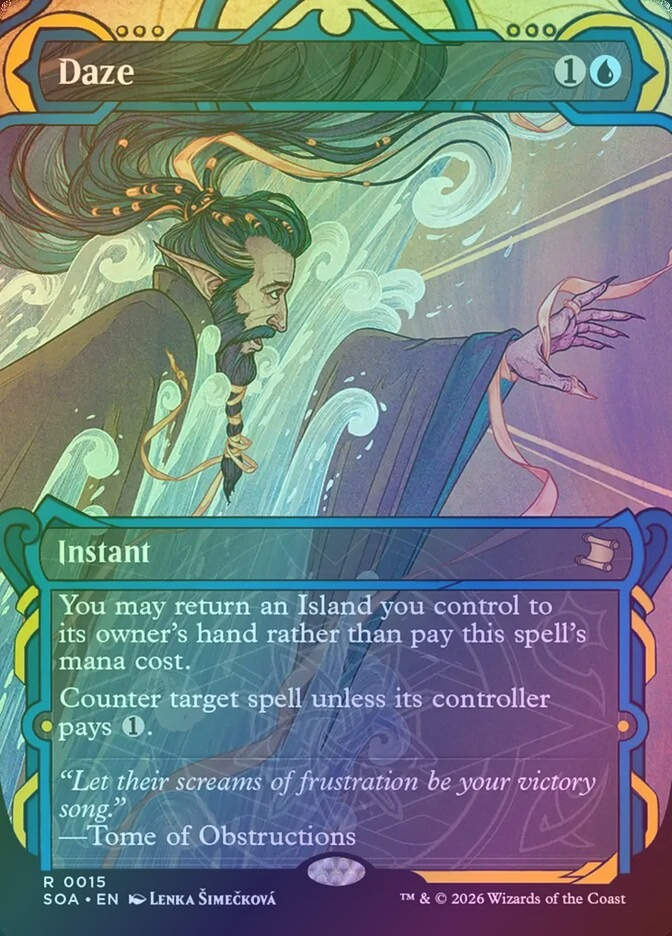 Daze (SOA) (15) / Borderless / Showcase / Foil
