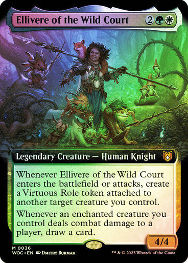 Ellivere of the Wild Court (woc) / Extended Art Foil