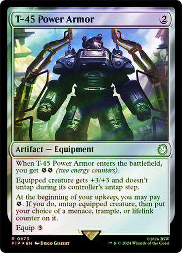 T-45 Power Armor (pip) (673) / Surge Foil