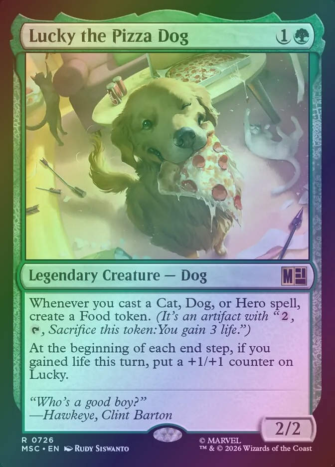 Lucky the Pizza Dog (MSC) (726) / Foil