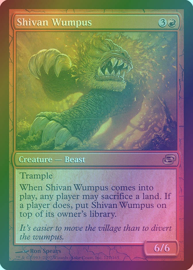 Shivan Wumpus (PLC) (121) / Foil