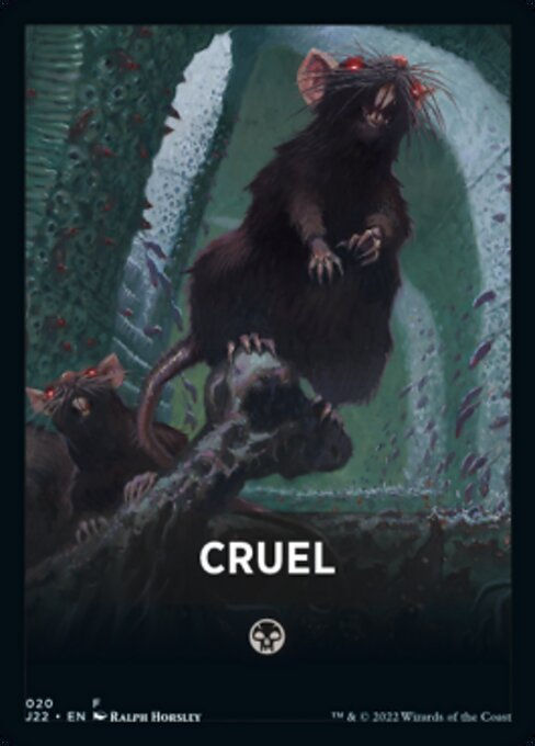 Cruel (fj22) / Front Cards Token