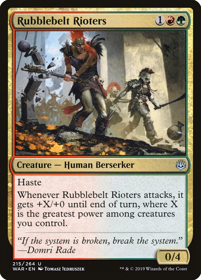 Rubblebelt Rioters (WAR) (215)