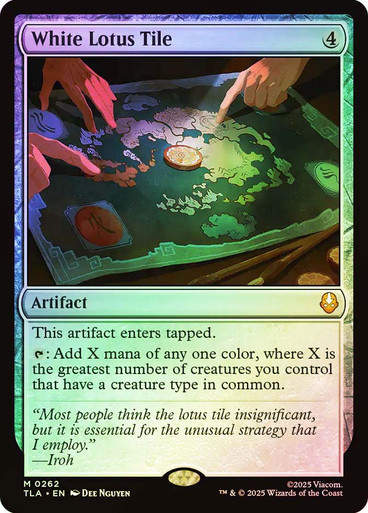 White Lotus Tile (TLA) (262) / Foil