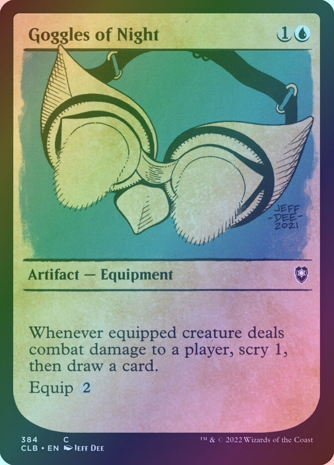Goggles of Night (CLB) (384) / Showcase / Foil