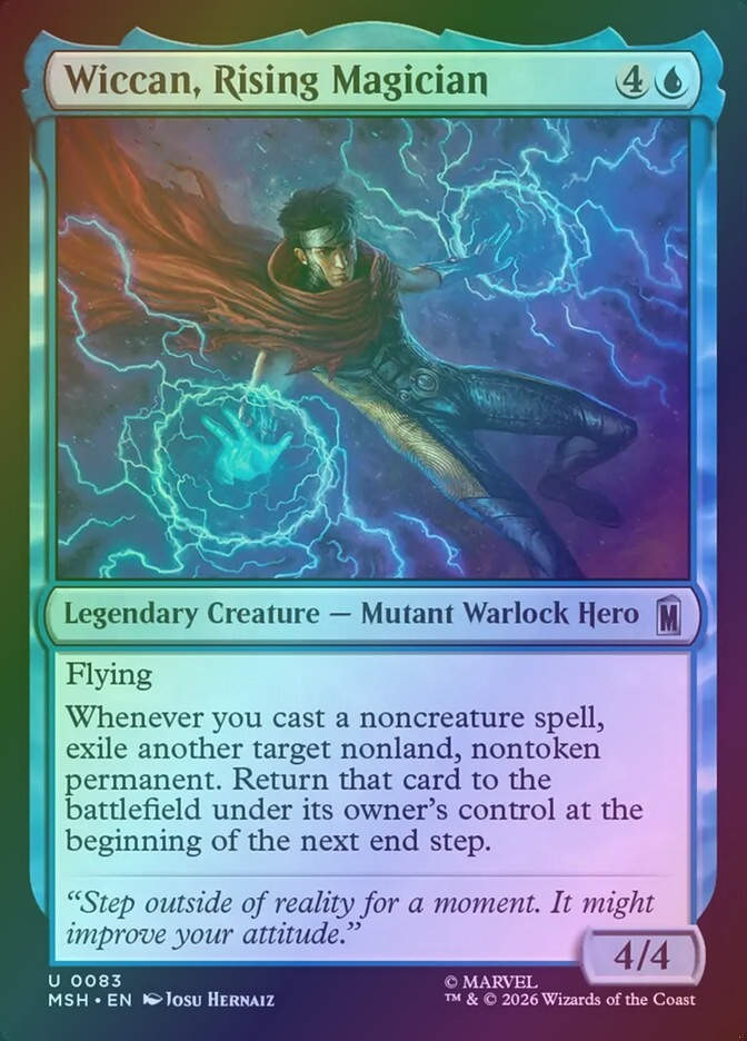 Wiccan, Rising Magician (MSH) (83) / Foil
