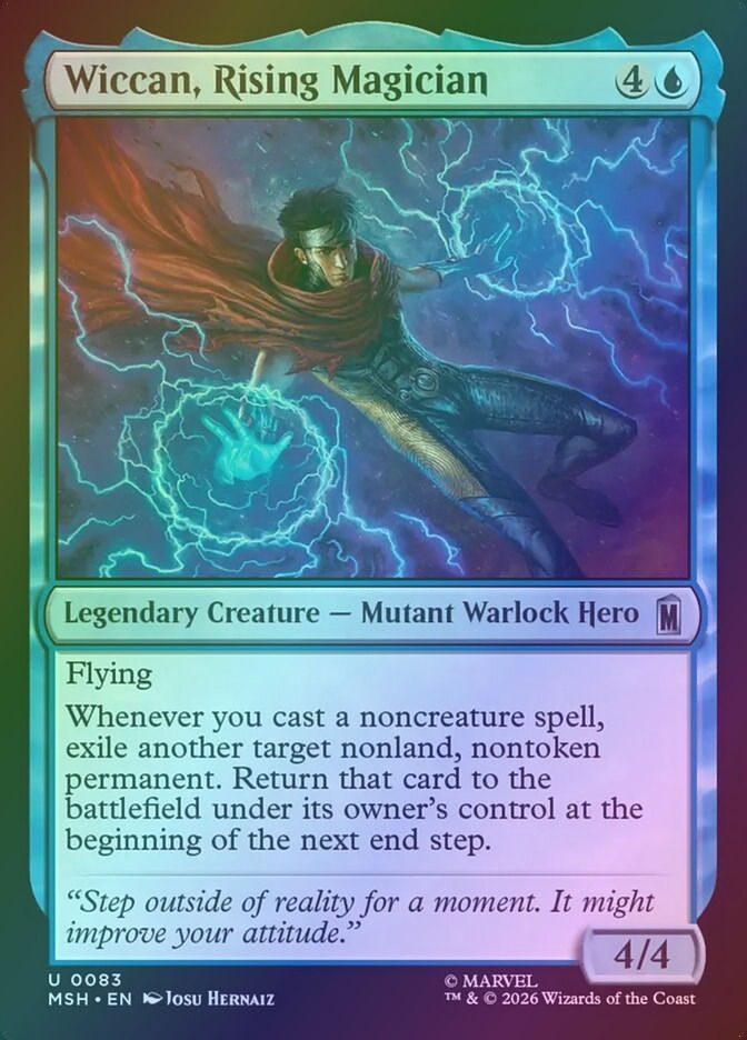 Wiccan, Rising Magician (MSH) (83) / Foil