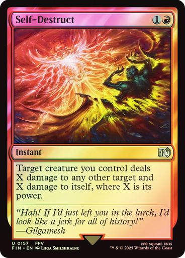 Self-Destruct (FIN) (157) / Foil