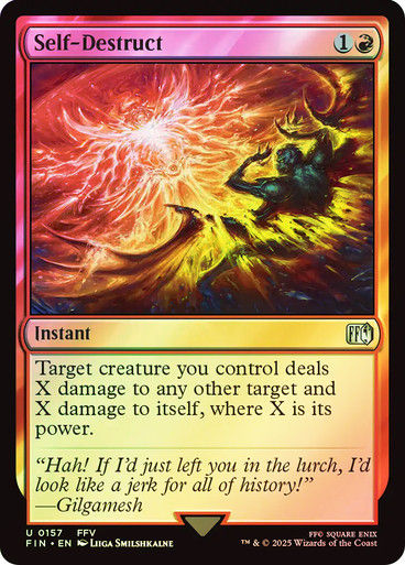 Self-Destruct (FIN) (157) / Foil