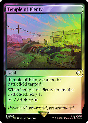 Temple of Plenty (pip) (309) / Foil