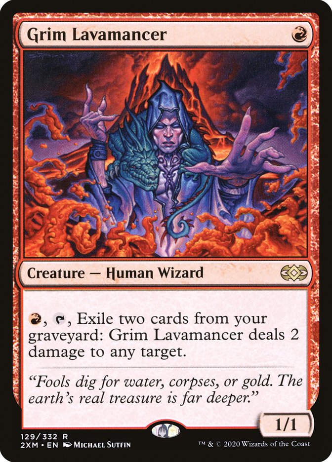 Grim Lavamancer (2XM) (129)