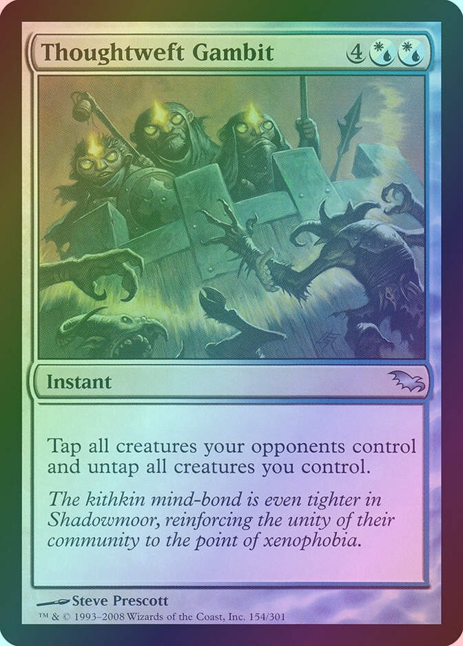 Thoughtweft Gambit (SHM) (154) / Foil