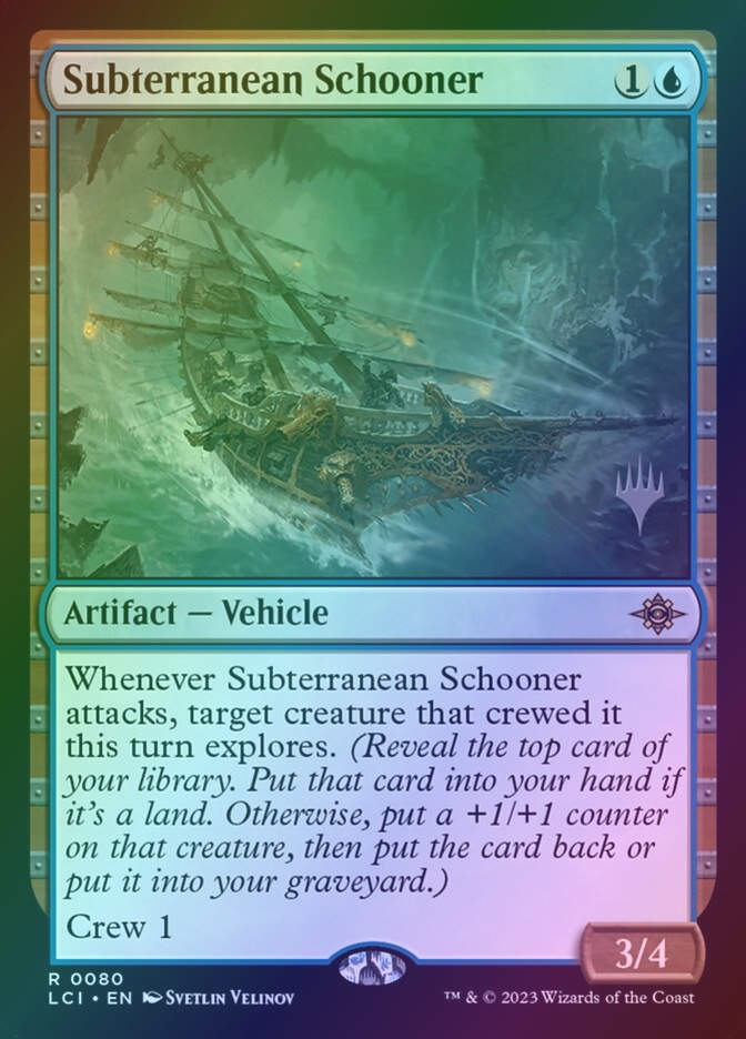 Subterranean Schooner (PLCI) (80p) / Foil