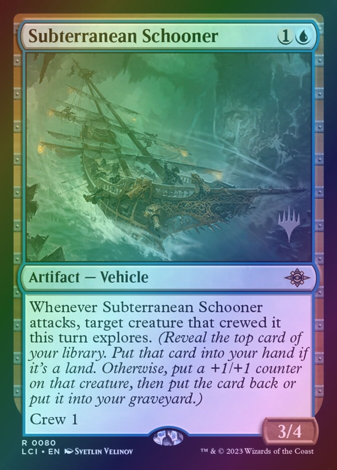 Subterranean Schooner (PLCI) (80p) / Foil