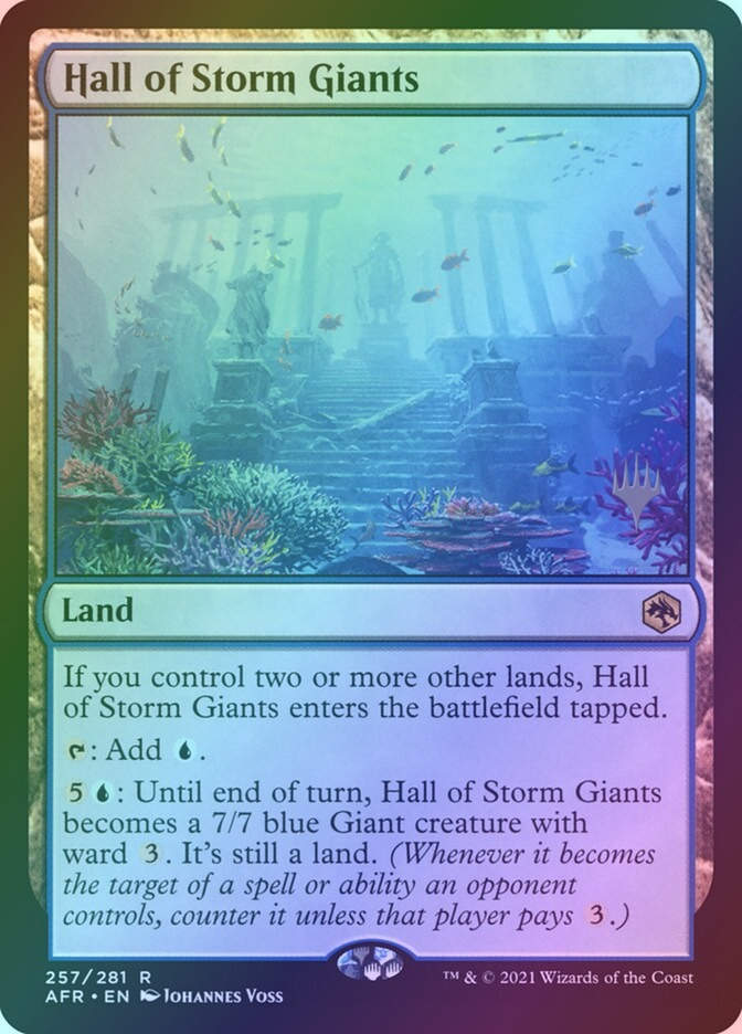 Hall of Storm Giants (PAFR) (257p) / Foil