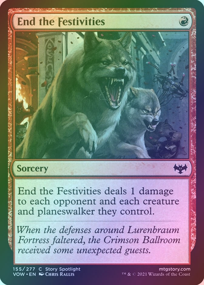 End the Festivities (VOW) (155) / Foil